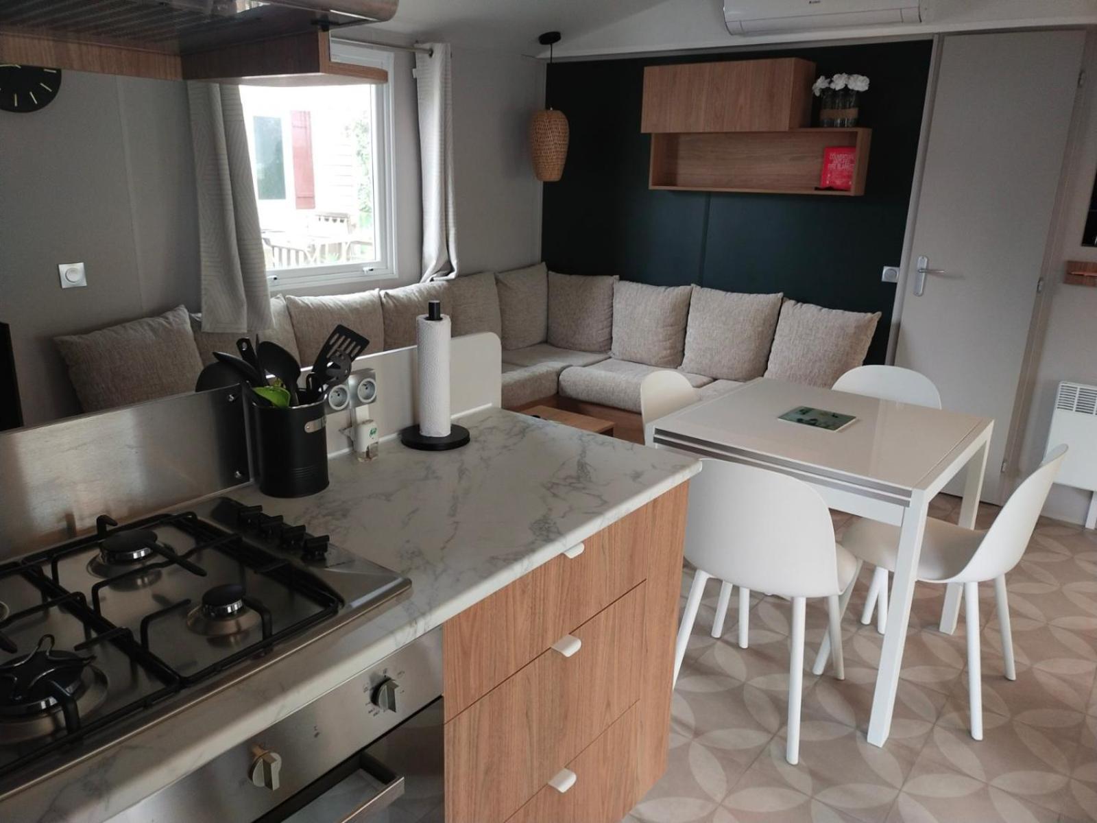 Mobil Home Le Lozerien Valras-Plage Kültér fotó